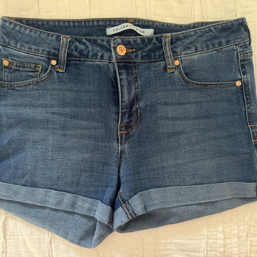 Celebrity Pink Jean Shorts